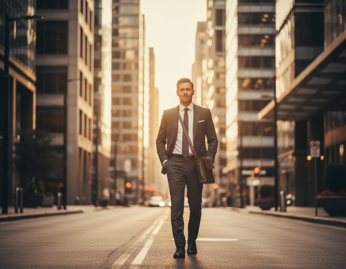 Hero style lifestyle portrait for brand storytelling